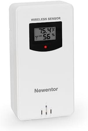 Newentor Indoor Outdoor Wireless Remote Sensor, Temperature and Humidity Meters for Q3/FJ3378, Q5/FJ3383B, Q6
