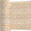 16" x9.8FT Natural Rattan Cane Webbing, Woven Open Mesh Cane Net Roll for DIY Caning Furniture Decor Projects: Chair, Cabinet, Ceiling and Door(119x16 in)
