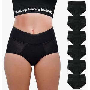 Bambody Absorbent Panties, Period Underwear for Women and Teens - All-Day Long - Overnight Protection- Postpartum, Leakproof.Size 9