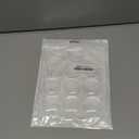 Strongest Home Wall & Door Handle Stopper 2" Set of 10 Pieces of Clear Rubber Door Knob, Round Wall Shield Cushion, Quiet Wall Protector for Door Handle, Guard Door Bumper Self-Adhesive (Medium 10 Pack)