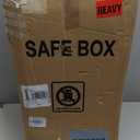 Large Safe Box, 6.0 Cuft Safe with Fireproof Waterproof Bag, Electronic Keypad, Spare Keys, Smart Alert System and 3 Removable Shelves, Document Safes for Home, Money, Cash, Jewelry, Valuables