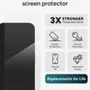 ZAGG Glass+ Google Pixel 10 Pro XL Screen Protector Extreme Impact & Shatter Protection, Scratch-Resistant, Smudge-Resistant, Fingerprint Scanner Compatible, InvisibleShield, Easy Installation