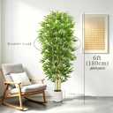 Fake Bamboo Tree,6FT Artificial Plants for Home Office Decor