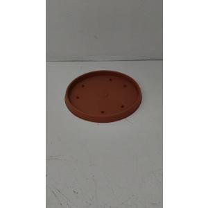 14 Inch Plant Saucer, Plastic Plant Trays for Pots, Plant Saucers for Indoors Round, Planter Tray for Plants (14", Terracotta)