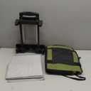 Large Rolling Cleaning Caddy Bag with Detachable Trolley,Cleaning Cart on Wheels with Shoulder Strap,Cleaning Supplies Organizer for Housekeepers,Green