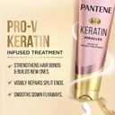 Pantene Keratin Leave-In Conditioner with Argan Oil, Protein Treatment for Dry, Damaged & Color-Treated Hair, Repairs Split Ends & Protects from Damage, Formaldehyde-Free, 8.4 Fl Oz