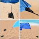 Beach Shade Accessories No Wind Assist Sun Canopy kit Nylon Rope Elastic Rope Tent Clip Sandbag Weight Help Shade Fixed Tent in Calm Weather (Not Included Canopy)