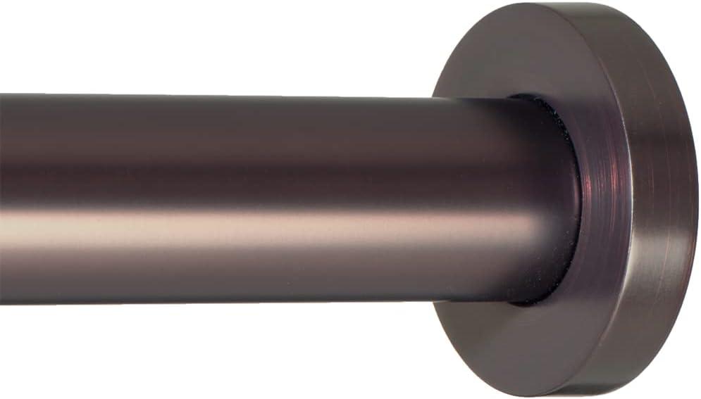 Ivilon Shower Tension Curtain Rod - Adjustable Tension Rod for Shower Curtains, Bathroom, or Windows, Easy to Install, No Drilling Required, Rustproof, Adjustable 24 to 36 Inch Oil Rubbed Bronze ORB