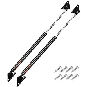PAMAGOO 20 Inch 150 Lbs Gas Struts with Mounting Brackets (Cannot be Removed), C16-17566 20" Gas Shocks for Rv Basement Door, Rv King Bed Travel Trailer Murphy Bed Lift Support, Qty 2