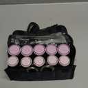 Remington Compact Ceramic Dual Voltage Hot Rollers for Long and Short Hair, Hair Setters, Hair Curlers, 1-1 " Purple/Black, 10 Piece Set