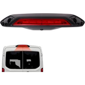 LK4Z13A613D Third Brake Light Assembly Center High Mount Stop Light with camera Compatible with Ford Transit 150, 250, 350 (SRW) 2020-2025 3rd Brake Light Replace NK4Z-13A613-K NK4Z-13A613-A