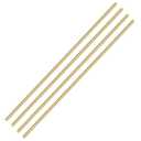 4 PCS 8mm/ 5/16 Inch Brass Rod Brass Round Stock Lathe Bar Stock Kit Solid Brass Rod Stock, 8mm/ 5/16 inch Diameter 12 Inch in Length