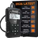 OBD2 Scanner, V410 Car Scanner Diagnostic Tool: Engine Fault Code Reader Scan Tool with Live Data/Freeze Frame for All OBDII Cars After 1996,Black