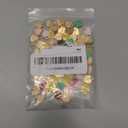 DanLingJewelry 100pcs Random Color Alloy Enamel Heart Charms Peach Heart Charms Enamel Dangle Pendants for Valentine's Day Jewelry Making