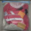 Lelepet Dog Coat Warm Dog Winter Coat Waterproof Dogs Jacket with Harness Built in Reflective Pet Fleece Vest Zip-Up Cold Weather Coats for Dogs Turtleneck & Windproof Coats Pitbull Rose Pink, 2XL