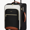 LOVEVOOK Carry On Luggage 22x14x9 Airline Approved, 20 Inch Softside Suitcases with Wheels, Lightweight Spinner Carry on Suitcase with TSA Lock, Water-Resistant Large Capacity Luggage for Travel