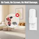 Outlet Wall Mount for Blink Sync Module Core, 2-in-1 Charging Station(Mount & Charger) - Space-Saving Bracket for Blink Security Camera, Easy Installation & Flexible Placement