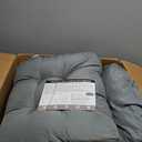 Adirondack Chair Cushion, Rocking Chair Cushion 44x19.4x4 inch, High Back Patio Cushions of Upper and Lower with Ties, Sunscreen and Fade-Resistant (Gray, 2)
