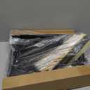 2 Pack Pull out Cabinet Organizer, Expandable Width(14"-24"), Depth(13"-24") with 3 Rails, Slide Out Drawers With Raising Pad for Framed Cabinets, with Adhesive Film for Cabinets in Kitchen, Black