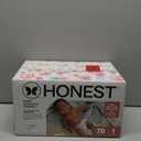The Honest Company Comfort Dry Disposable Diapers for Sensitive Skin, Hypoallergenic, FragranceFree, Above It All + Pattern Play, Club Box Size 1 (814 lbs), 78 Count