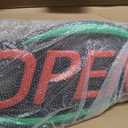 GreenCube 24'' X 12'' Ultra Bright LED Open Sign - Remote Controlled - Get Your Business Seen Day or Night (Green/Red)