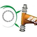 2 x 4PCS Bike Headset Crank Bearings 5/32" x 16 Balls, Bicycle Frame Ball Bearings Retainer for Mountain/Kids/Low Speed Bikes