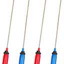 WH16X10158 WH16X10159 Washer Suspension Rod Set (4Pcs), Replace PS3654190 PS3654191 2754602 AP5632455, Fit for GE and Hotpoint Washer GTWN4250D0WS GTWN4250D1WS HSWP1000M4WW GCWP1800D1WW