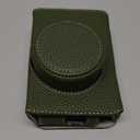 VOVMOEYA X100VI Case,Camera Half Case for X100VI,PU Leather Camera Case Compatible with X100VI Digital Camera with camera strap - Green