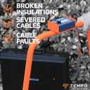 TEMPO Communications PE2003-G Pulser Ground Fault Locator, Underground Wire Break Locator, High-Voltage Signal, A-Frame Receiver, Underground Wire Locator