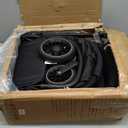 Baby Stroller, 3 in 1 Folding High Landscape Infant Strollers Convertible Strollers with Large UPF 50+ Canopy and Cup Holder (Black)