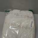 108 Inch Extra Long Curtains,Semi Sheer 9FT 9 FT Boho Floral Pattern Pleated Linen Drapes 108 Inches Long 2 Panels Set for Living Room (Taupe)