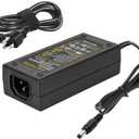 Compatible with beelink/TRIGKEY Mini PC 19V 3A Power Supply Adapter (Input AC 100V-240V, Output DC 19 Volt 3 Amp 57 Watt) for Security Camera Router and DC Universal