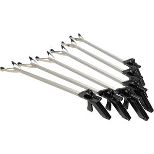 ArcMate EZ Reacher - Heavy Duty Grab-It Reaching Tool - Grabber Reacher with 4.5 Inch Jaws, Can Lift a Dime to 8 lb. Brick, Lightweight, Sturdy, Ideal for Commercial, Maintenance, Seniors, 32", 6-Pack