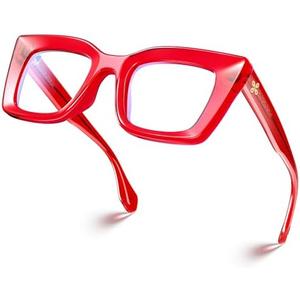 VISOONE Cat Eye Blue Light Blocking Glasses TR90 Anti-glare Women Calida