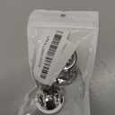 4 Pack Sink Overflow Trim-Ring Stainless Steel Bathroom Kitchen Basin Hole Insert, Honeycomb Round Cap (Silver)