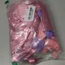 36pcs Pink and Purple Square Foil Balloons Wall Backdrop with 147pcs Balloon Garland Arch Kit, Double Sided Balloons for Princess Birthday Wedding Bridal Shower Baby Shower Party Decorations