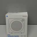 Gaiatop Mini Space Heater, Lightweight PTC Ceramic Fast Heating 500W Energy Efficient for Indoor Use, Overheating & 45° Tip-Over Protection, Portable Desk Electric Heaters for Office Home Black