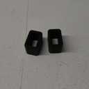 2 Pack Silicone Seat Belt Buckle Holder, Seat Belt Buckle Booster for Kids, Durable Silicone Material, Easy Access to The Buckles of Rear Seats, Car Accessories, Suitable for Most Car Models (Black)