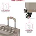 SwissGear 7366 Signature Hardside Expandable Luggage with Spinner Wheels, TSA Lock, Sand, Checked-Large 27-Inch