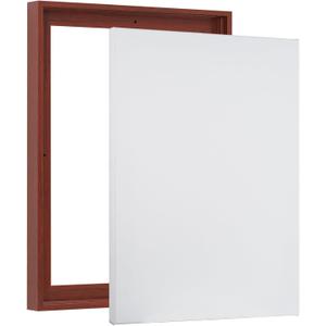 PIXY CANVAS Value Pack of 24x32 Stretched Canvas 3/4 (0.75) inch deep and Floater Frame for Your Paintings/Artwork/Wall Art/Wall Decor (Red Cherry, 24 x 32 inch, Portrait)