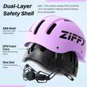 ZIFFY Kids/Toddler Bike Helmet, Adjustable, Lightweight, Safety Certified Scooter Helmet for Boys & Girls with Washable Inner Lining, 2 Sizes, 4 Colors Fits Toddlers to Youth by Jova