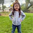 Vieille Baby Toddler Fleece Hooded Jacket Boys Girls Cute Bear Ear Zip Up Outerwear 1-5 Years (Gray)