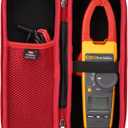 FBLFOBELI EVA Hard Carrying Case for Fluke 376/374/375FC 1000A TRMS/Milwaukee 2235-20 400/AstroAI 1000A TRMS 6000 Counts Clamp Meter (Case Only)