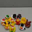 JOYIN 12 Pcs Christmas Rubber Duck Bath Toys for Christmas Goodie Bag Stuffers and Baby Showers, Girls and Toddlers Christmas Party Favor Xmas Gifts
