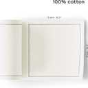 My Drap Basics Cotton Cocktail Napkin, 50 Per Roll, Cream, 4.3 x 4.3 Inch