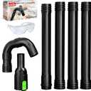 Sealegend Gutter Cleaning Attachment Kit Compatible with EGO 530CFM, 580CFM, 575CFM, 650CFM, 615CFM, LBX6000 Leaf Blowers 360 Adjustable Nozzles Extends Up to 8.3FT for Safe, Efficient Cleaning