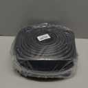 MYFAMIREA Garage Door Bottom Seals Rubber 16.4FT Weather Stripping Weatherproof Seal Replacement Strip Kit with 5/16"T Ends & 2 End Plugs, Universal U+O Ring Buffering Sealing for Double Track, Black