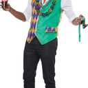California Costumes Men's Mardi Gras Vest Kit (Multi)