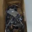 30pcs Wall Mounted Hook Heavy Duty Metal Single Hooks Home Storage Organizer Hanger Stainless Steel Hook Garage Hooks Tool for Garage Shop Retail Office Kitchen Store Display (4in/10cm)