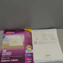 Avery Printable Address Labels with Sure Feed, 1" x 2-5/8", Matte Clear, 300 Blank Mailing Labels (18660) (One Size)